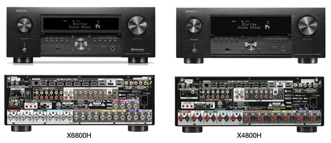 AV-ресивер Denon для домашнего кинотеатра: AVC-X6800H, AVC-X4800H, AVR-X2800H, Denon Home 350