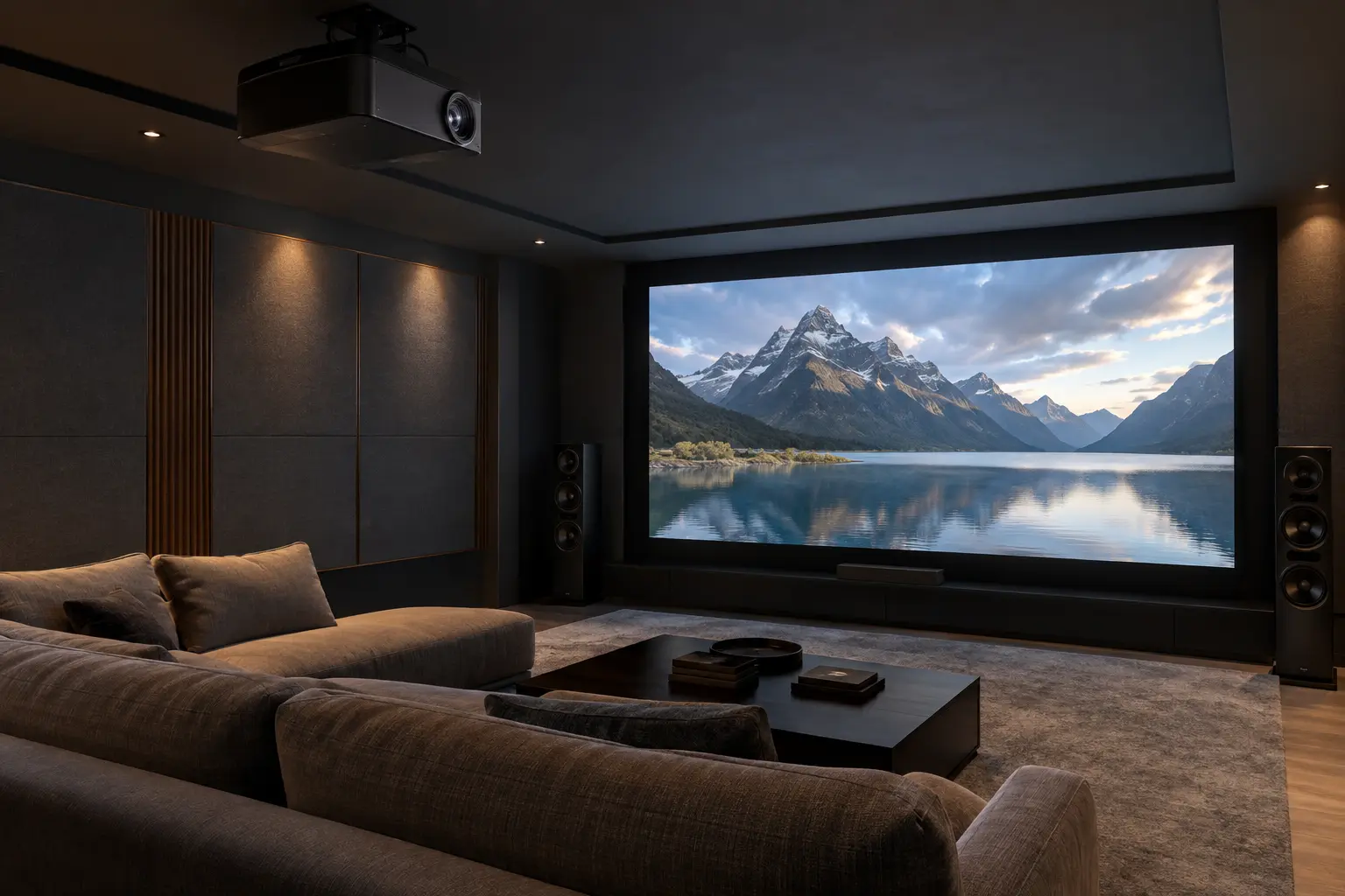 Сценарий использования Optoma в домашней AV-системе: UHZ58LV, UHZ78LV, UHD38x, GT3500HDR